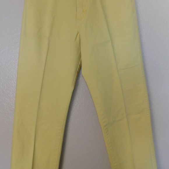 Wrangler Jeans Women Size 11 Cowboy High Waisted USA Made 13MBCG Yellow RARE 80s - Picture 6 of 10